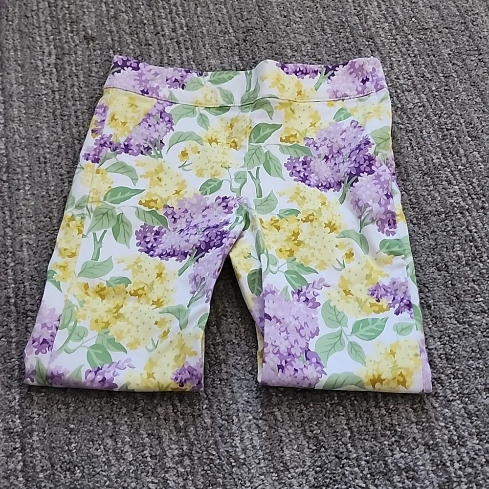 Janie and Jack Floral Sateen Pants, new!